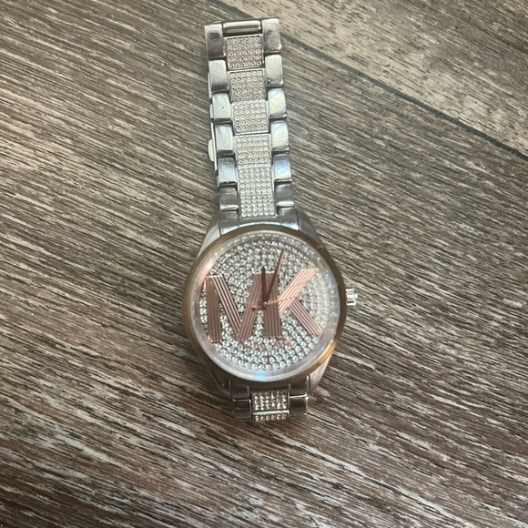 Michael Kors Silver and Black Women\'s Watch